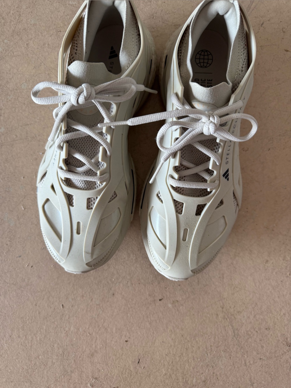 Adidas by Stella McCartney Off-White Athletic Sneakers